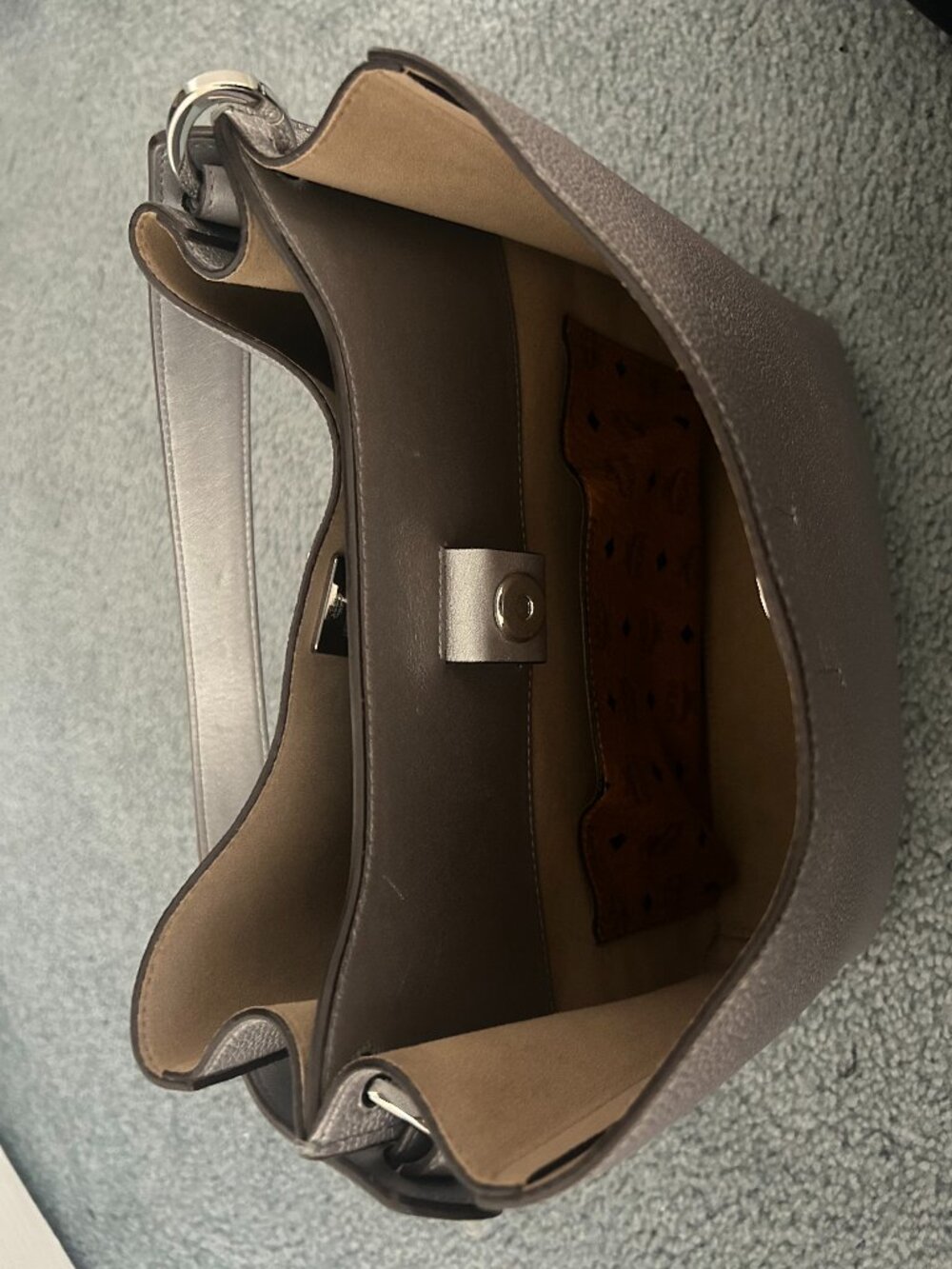 Grey MCM Shoulder Bag - Picture 5 of 5